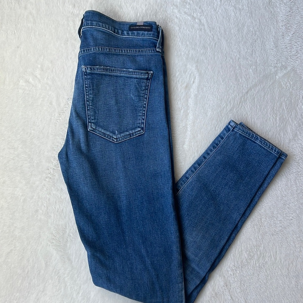Citizens of Humanity distressed Rocket high rise skinny jeans